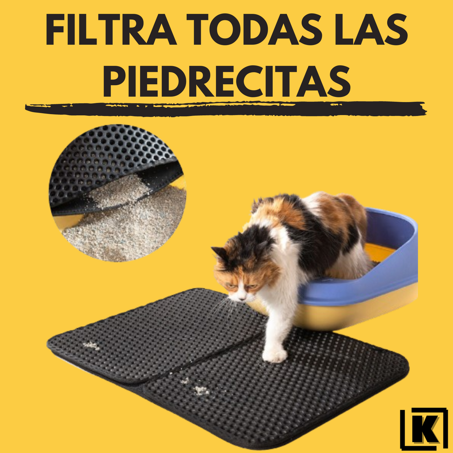 CatClean - Alfombra para Arenero de tu Gato