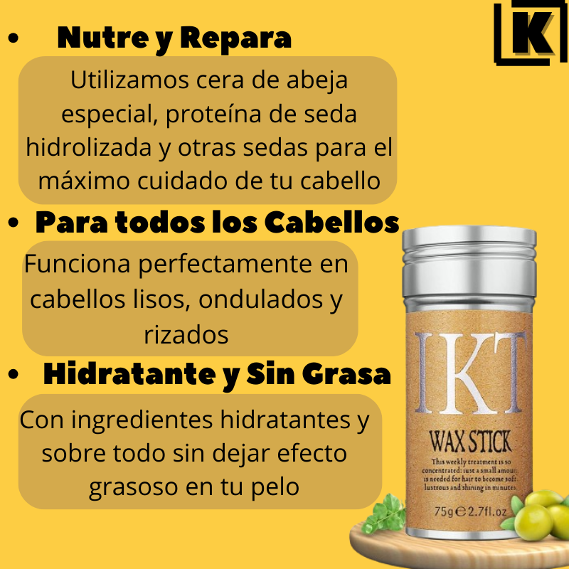 Wax Stick® - Cera Fijadora Para Cabello ¡1+1 GRATIS!